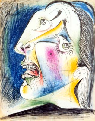 Picasso Crying woman 1937